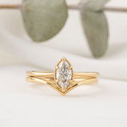 Ava Ring 0.50ct Lab Marquise Diamond