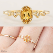 Birthstone Stella Ring