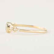 Celeste Ring, 4mm Rose Cut Diamond