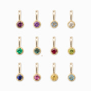 Dahlia Birthstone Charm 2mm