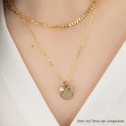 Dahlia Birthstone Charm 2mm