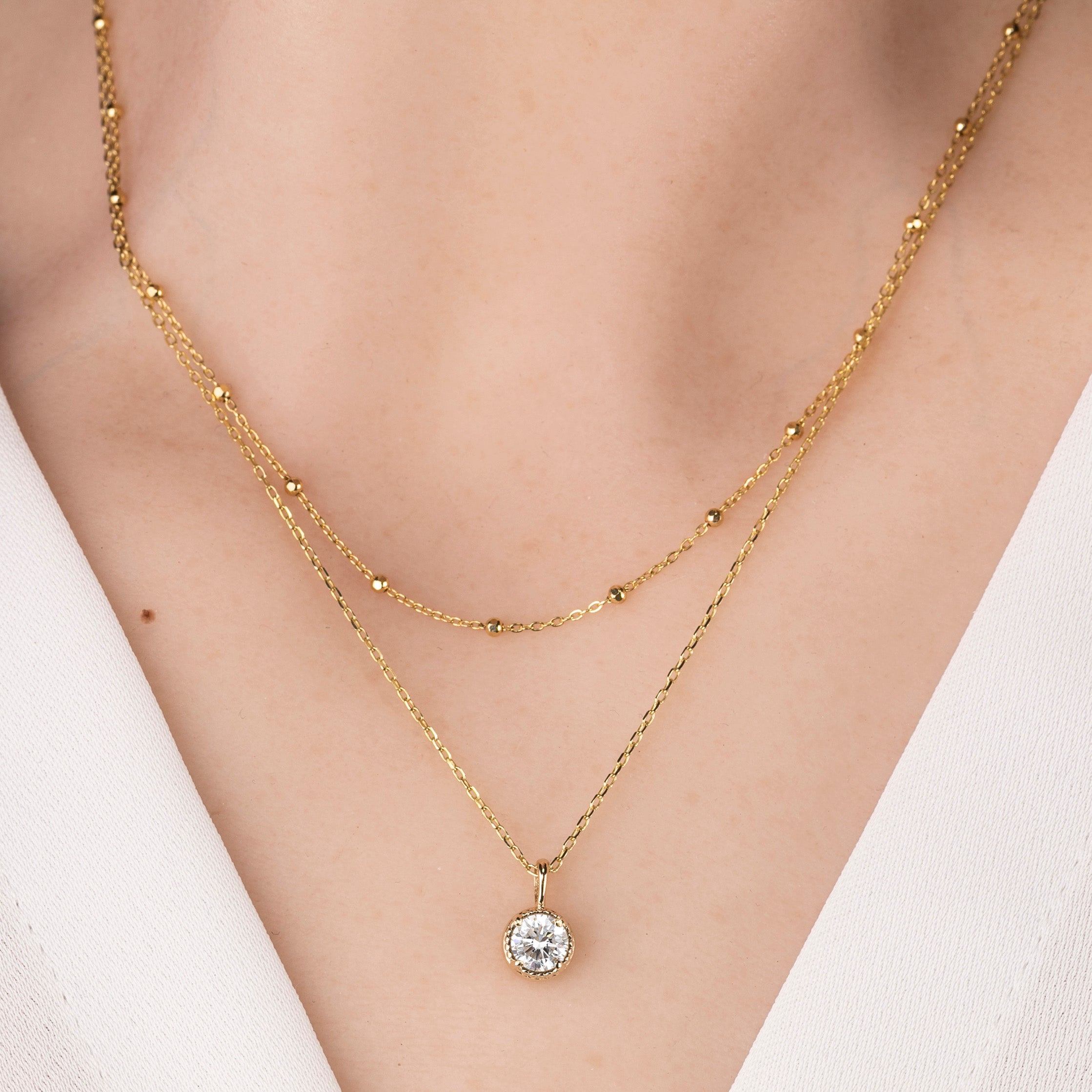 Dahlia Diamond Charm