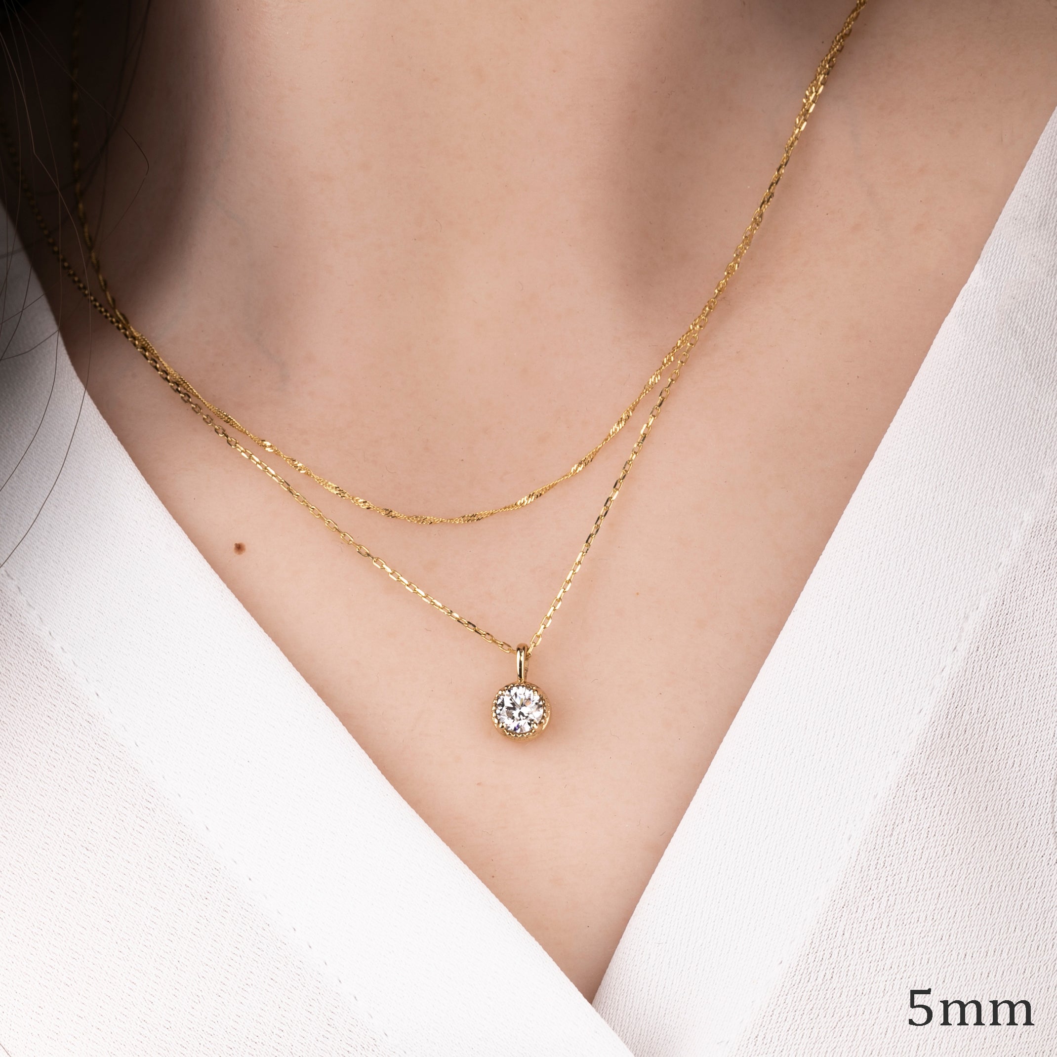 Dahlia Charm Necklace Setting