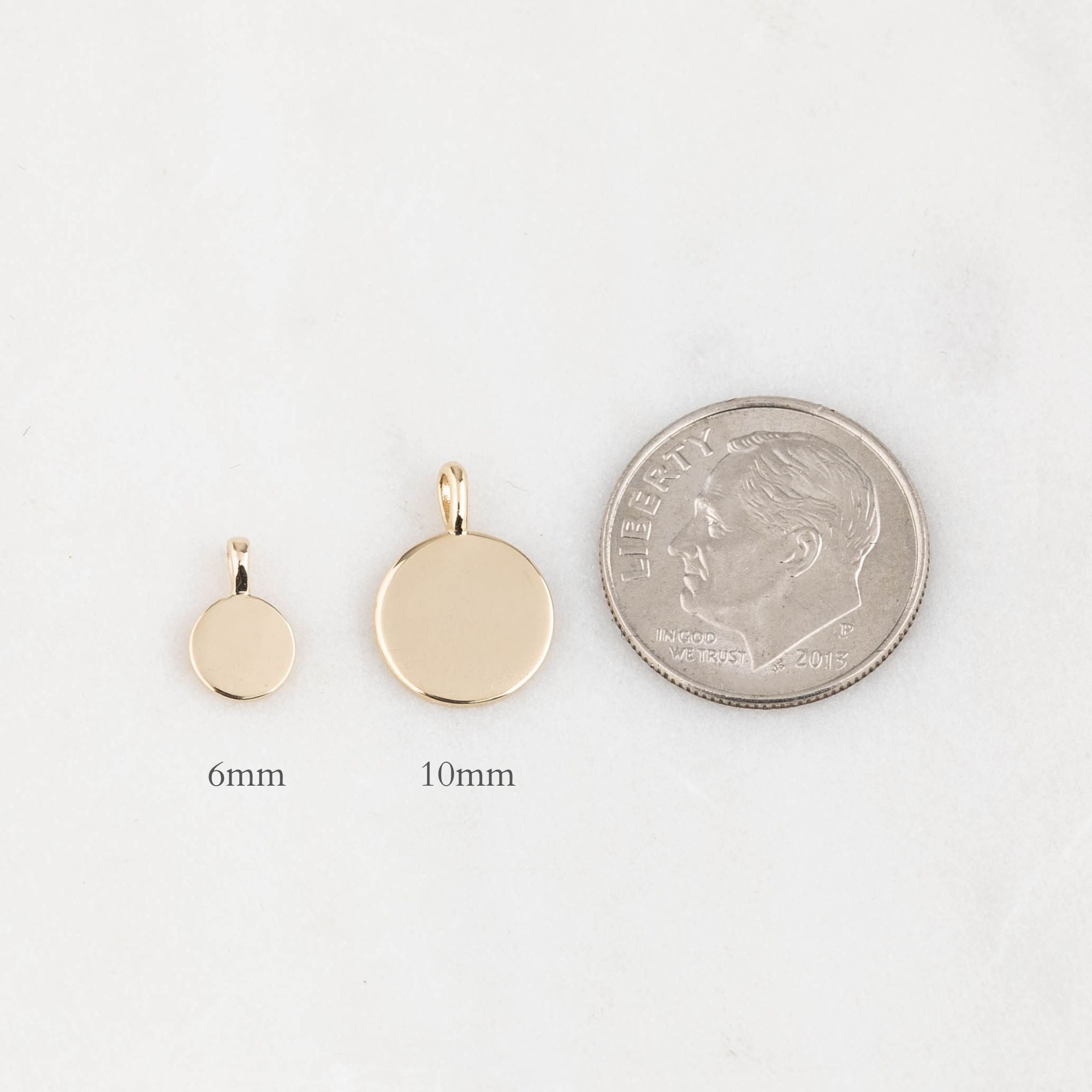Initial Disc 6mm Charm