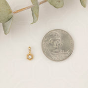 Birthstone Milgrain Hexagon Necklace