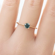 Sara Ring, 0.40ct Unheated Madagascar Sapphire of your choice