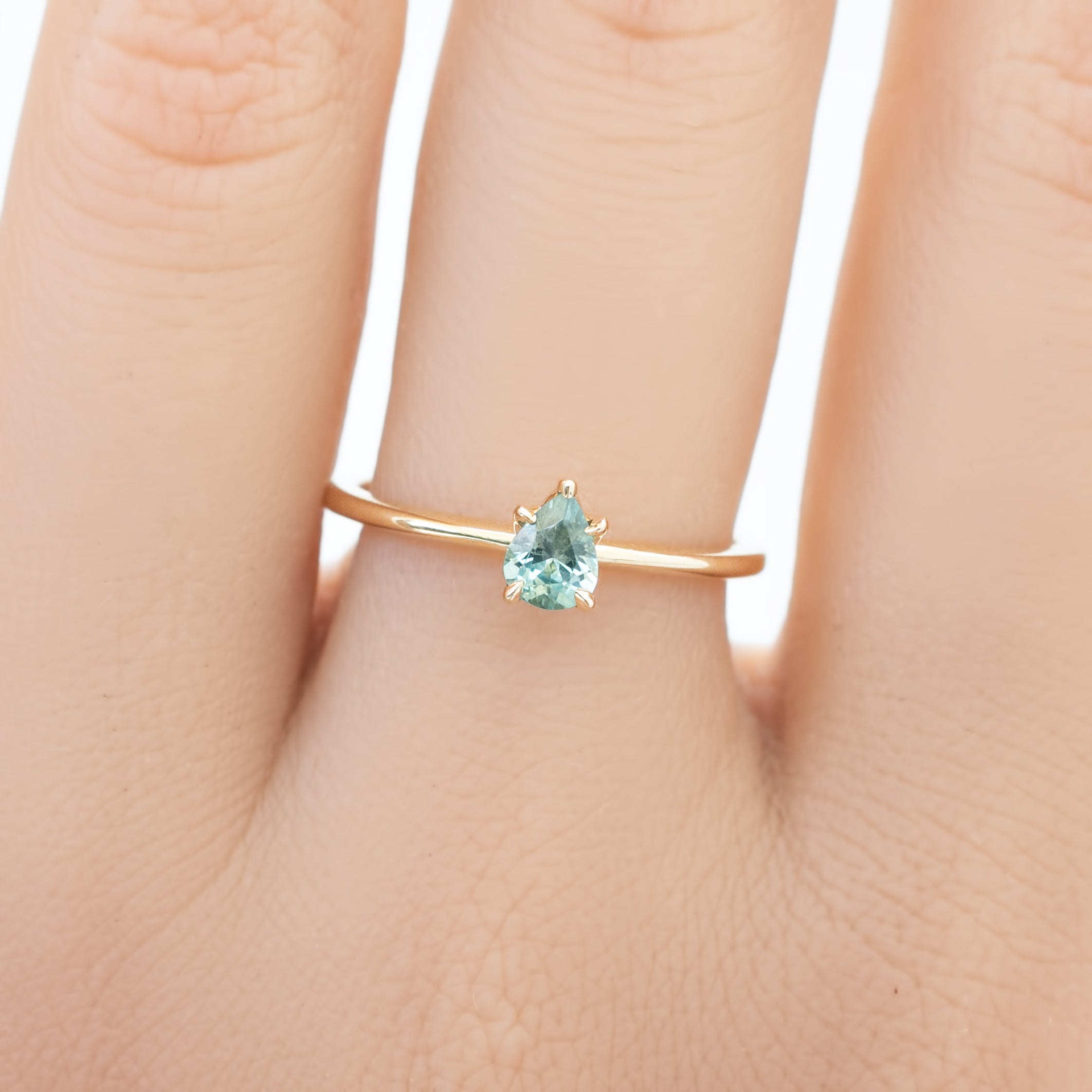Sara Ring, 0.35ct Montana Sapphire