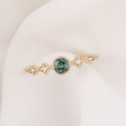 Celeste Ring, 0.35ct Montana Sapphire