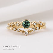Celeste Ring, 0.35ct Montana Sapphire