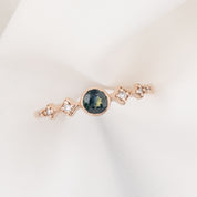 Celeste Ring, 0.35ct Montana Sapphire