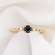Estel Fleur Ring, 0.40ct Queensland Sapphire
