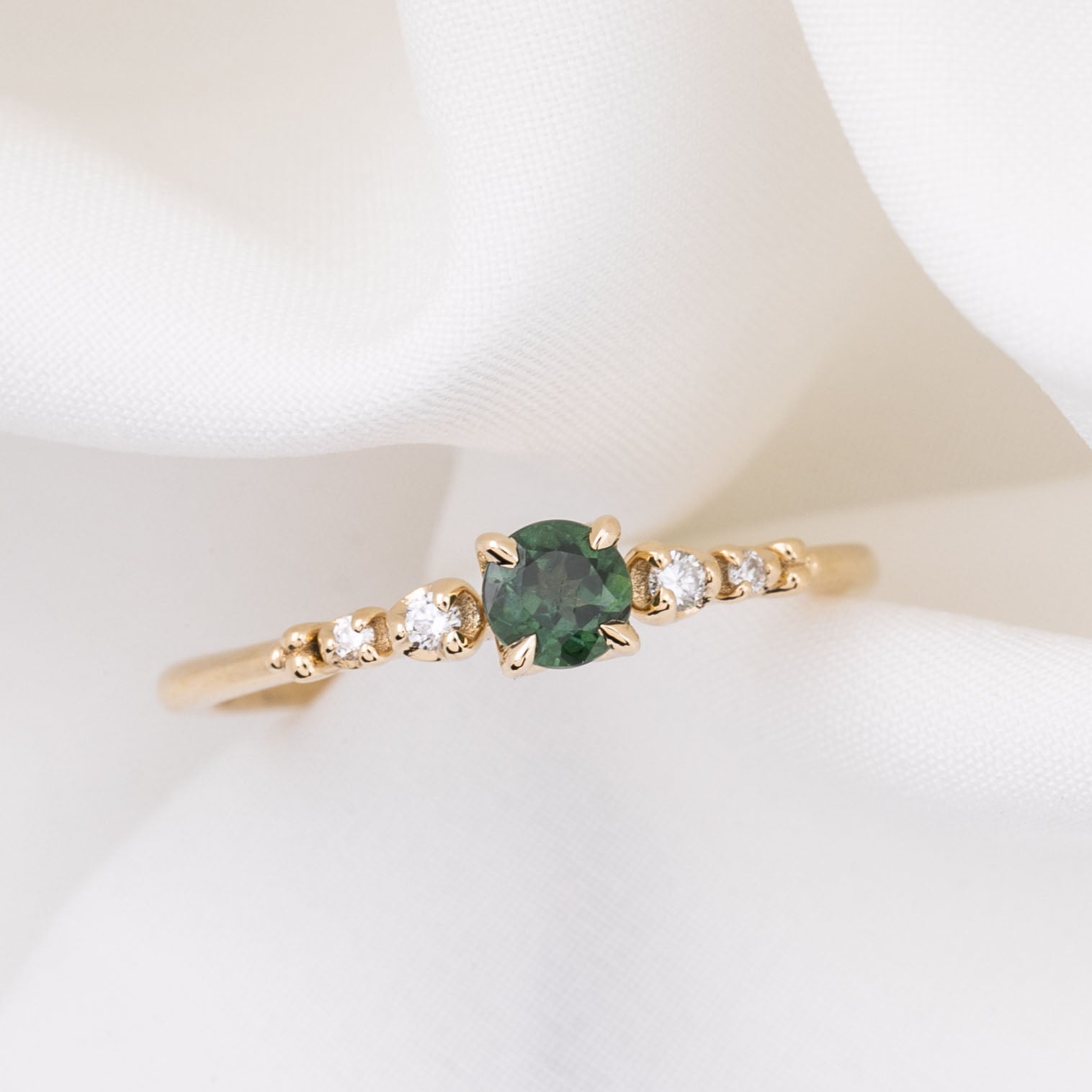 Estel Fleur Ring, 0.40ct Queensland Sapphire
