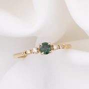 Estel Fleur Ring, 0.40ct Queensland Sapphire