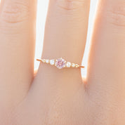 Estel Fleur Ring, 0.30ct Madagascar Sapphire