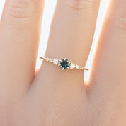 Estel Fleur Ring, 0.30ct Queensland Sapphire
