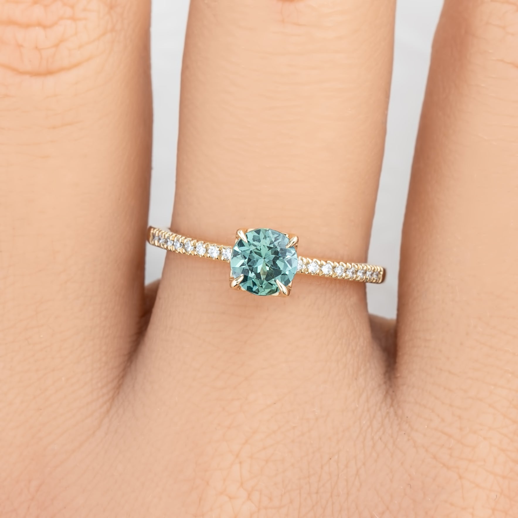 Maria Ring, 0.75ct Montana Sapphire