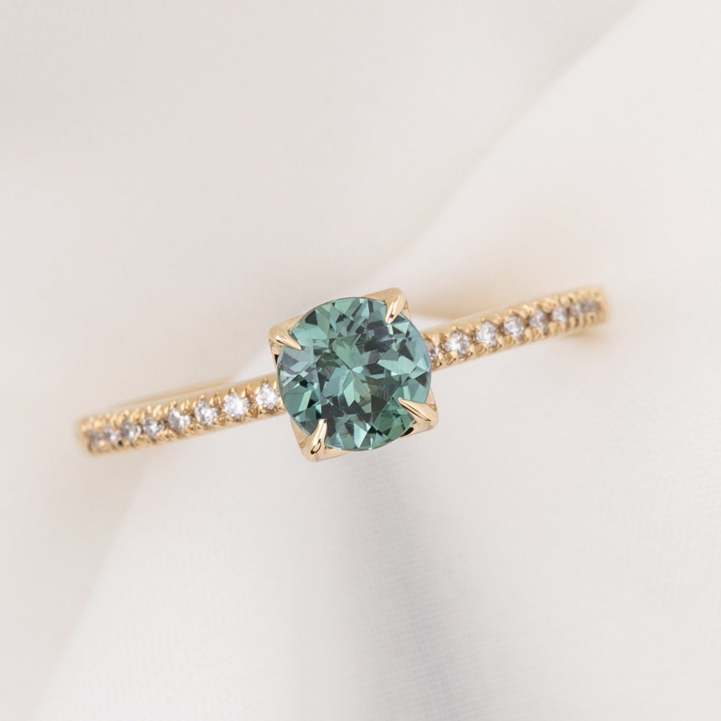 Maria Ring, 0.75ct Montana Sapphire