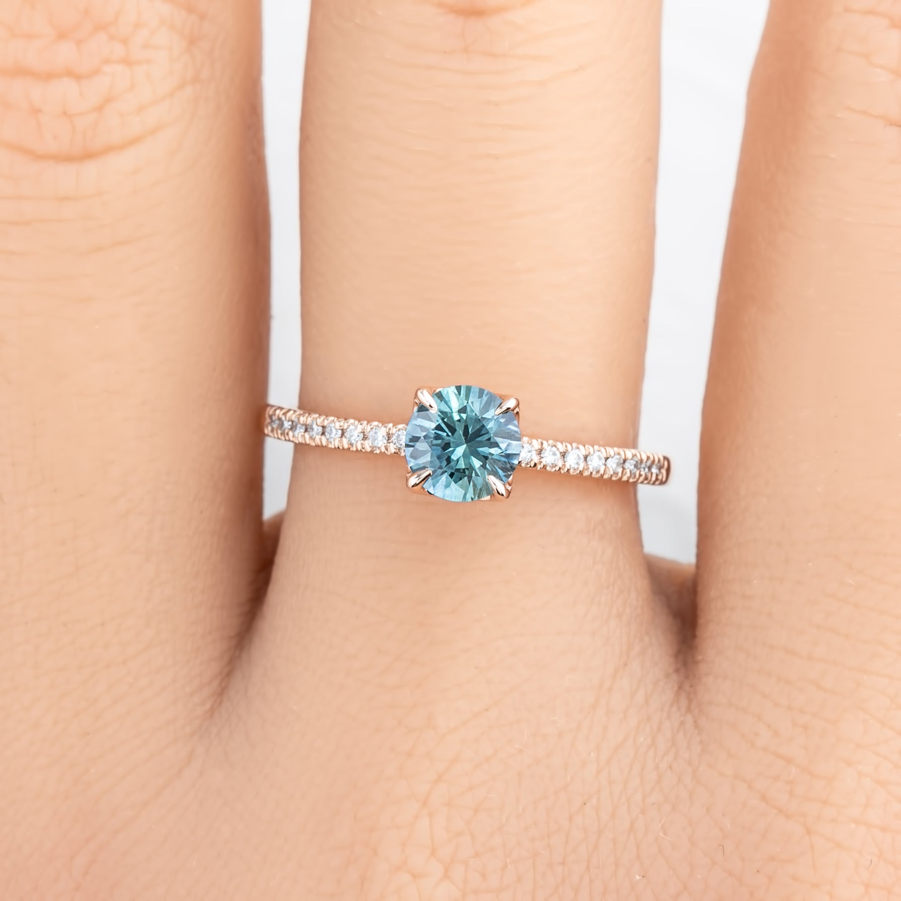 Maria Ring, 0.75ct Montana Sapphire