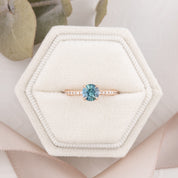 Maria Ring, 0.75ct Montana Sapphire