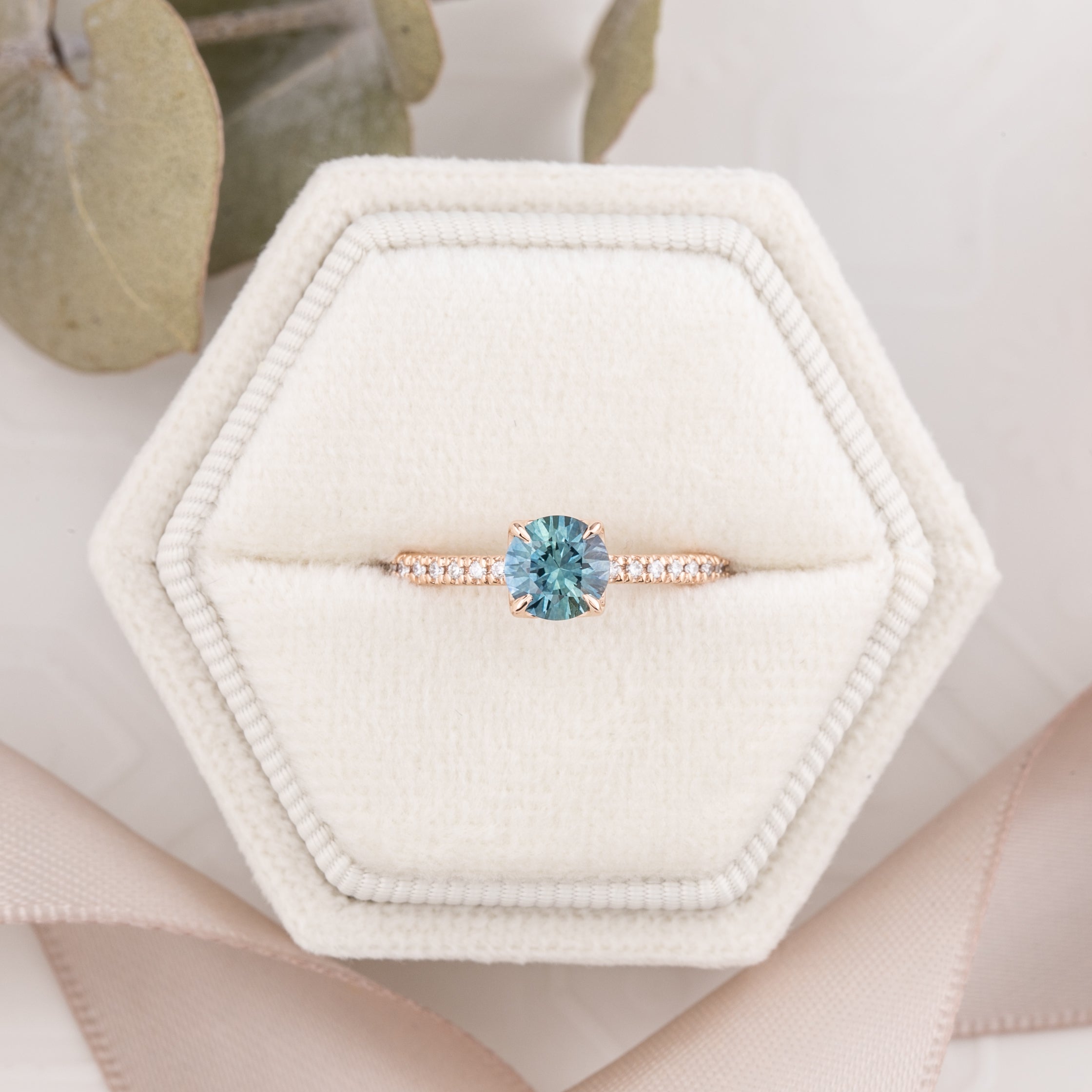 Maria Ring, 0.75ct Montana Sapphire