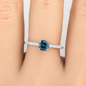 Maria Ring, 0.75ct Montana Sapphire
