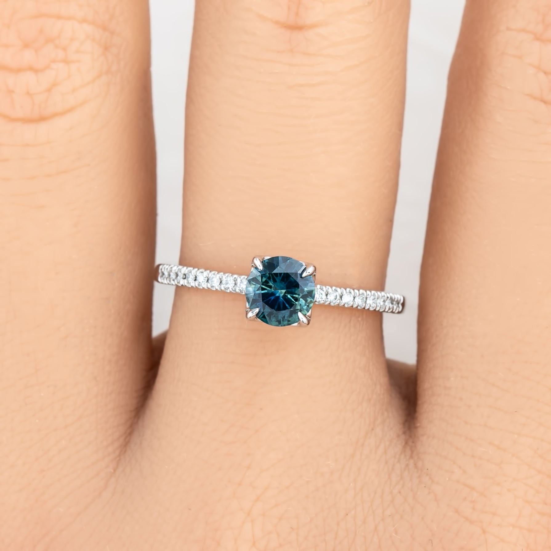 Maria Ring, 0.75ct Montana Sapphire