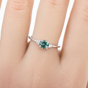 Emilie Ring, 0.60ct Montana Sapphire