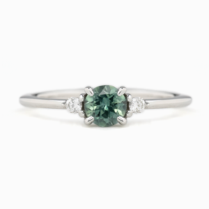 Emilie Ring, 0.60ct Montana Sapphire