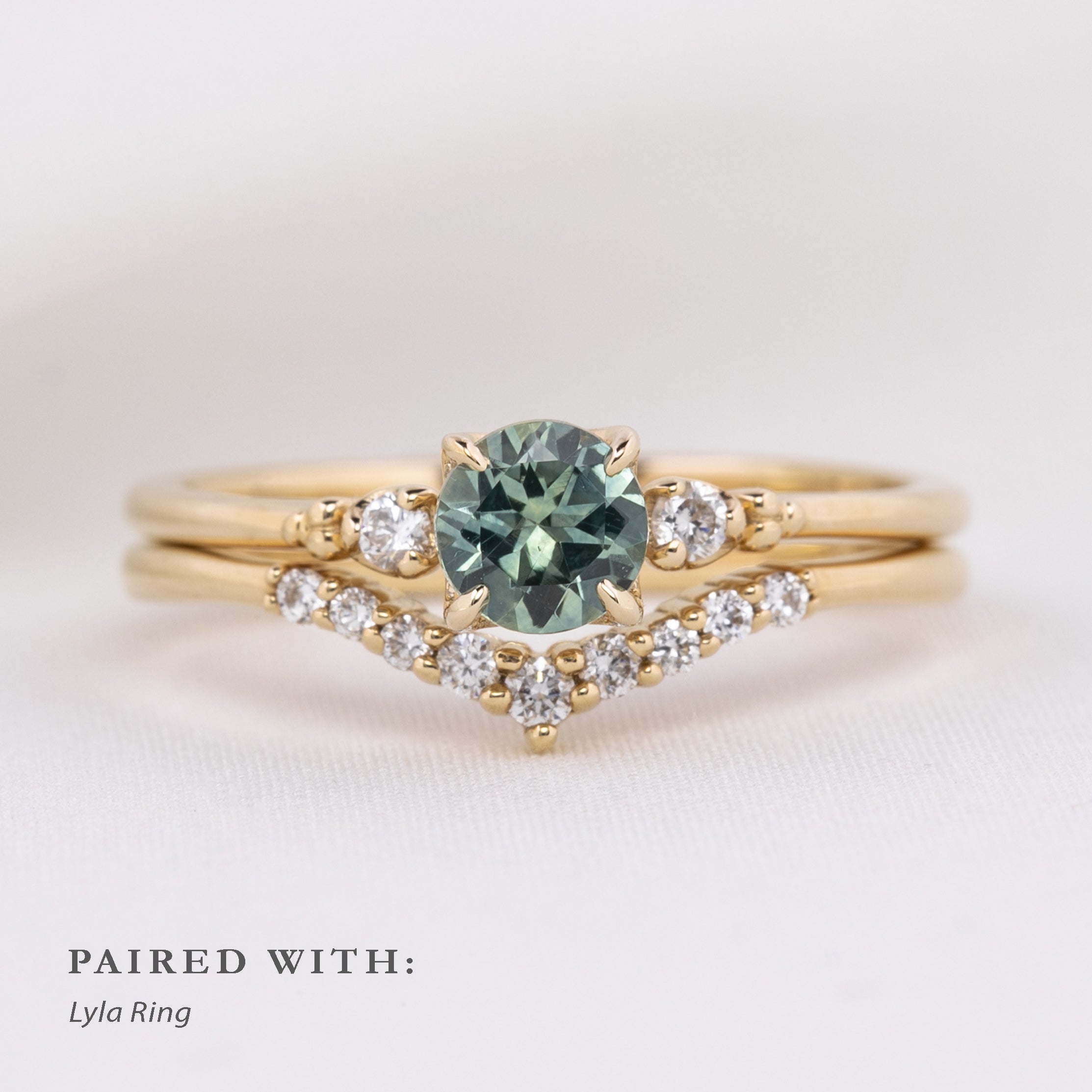 Estel Ring, 0.70ct Montana Sapphire