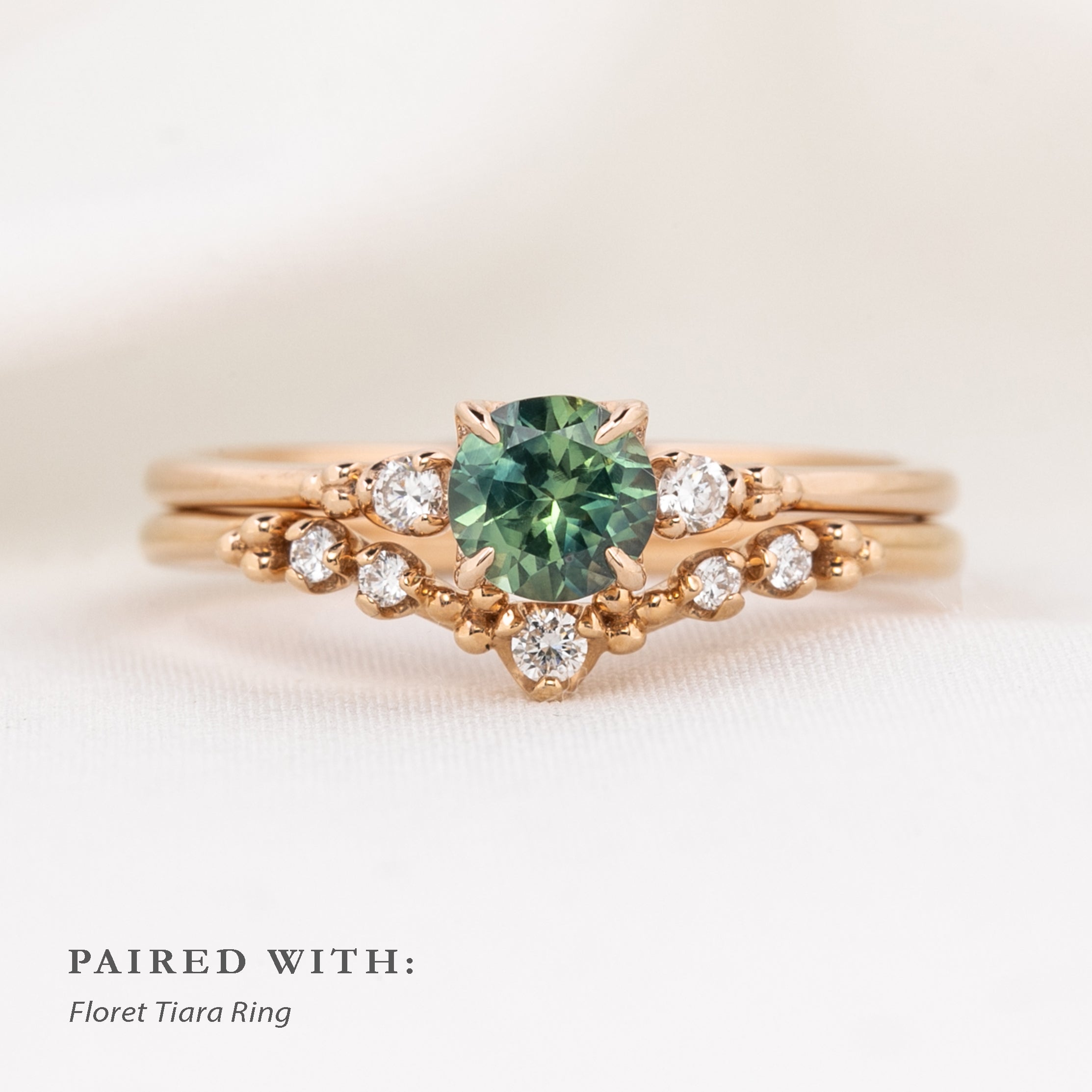 Estel Ring, 0.70ct Montana Sapphire