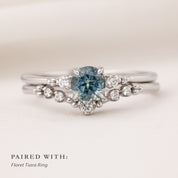 Estel Ring, 0.70ct Montana Sapphire