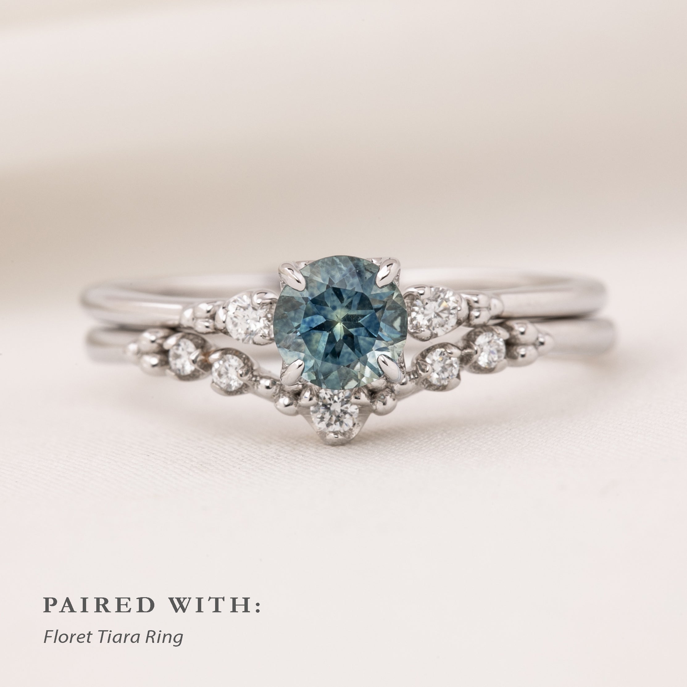 Estel Ring, 0.70ct Montana Sapphire