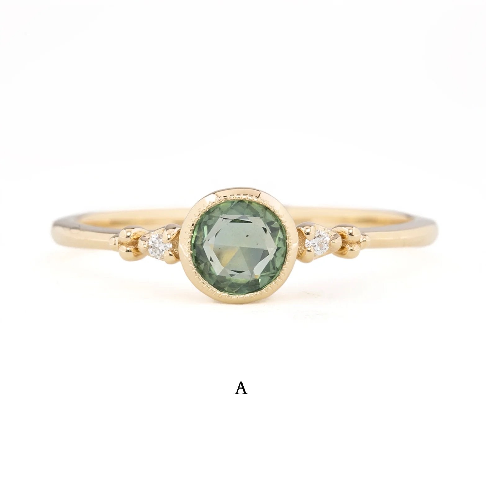 Estel Bezel Ring, 0.50ct Madagascar Sapphire