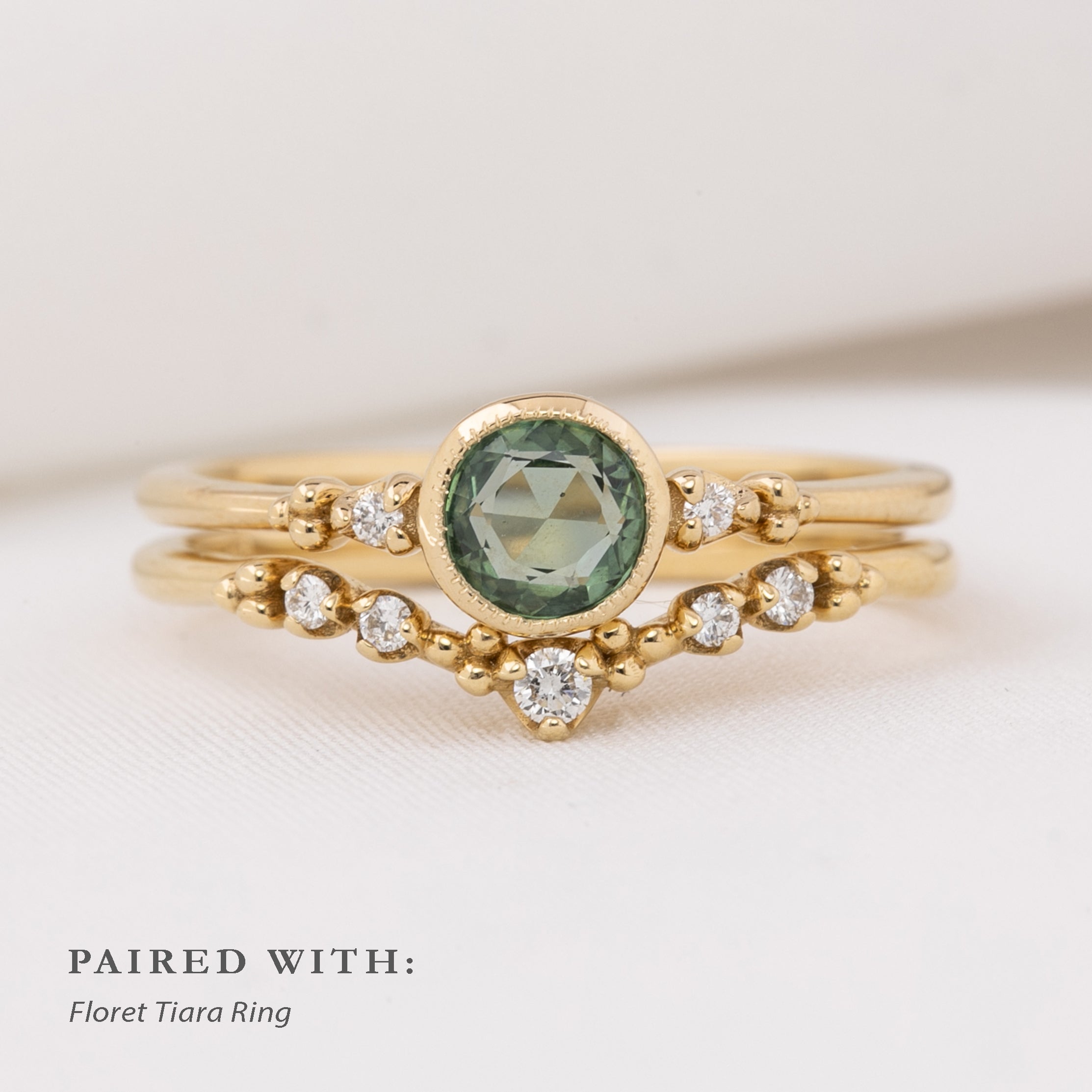 Estel Bezel Ring, 0.50ct Madagascar Sapphire