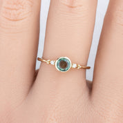 Estel Bezel Ring, 0.50ct Madagascar Sapphire