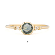 Estel Bezel Ring, 0.50ct Madagascar Sapphire