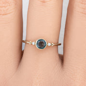 Estel Bezel Ring, 0.50ct Madagascar Sapphire