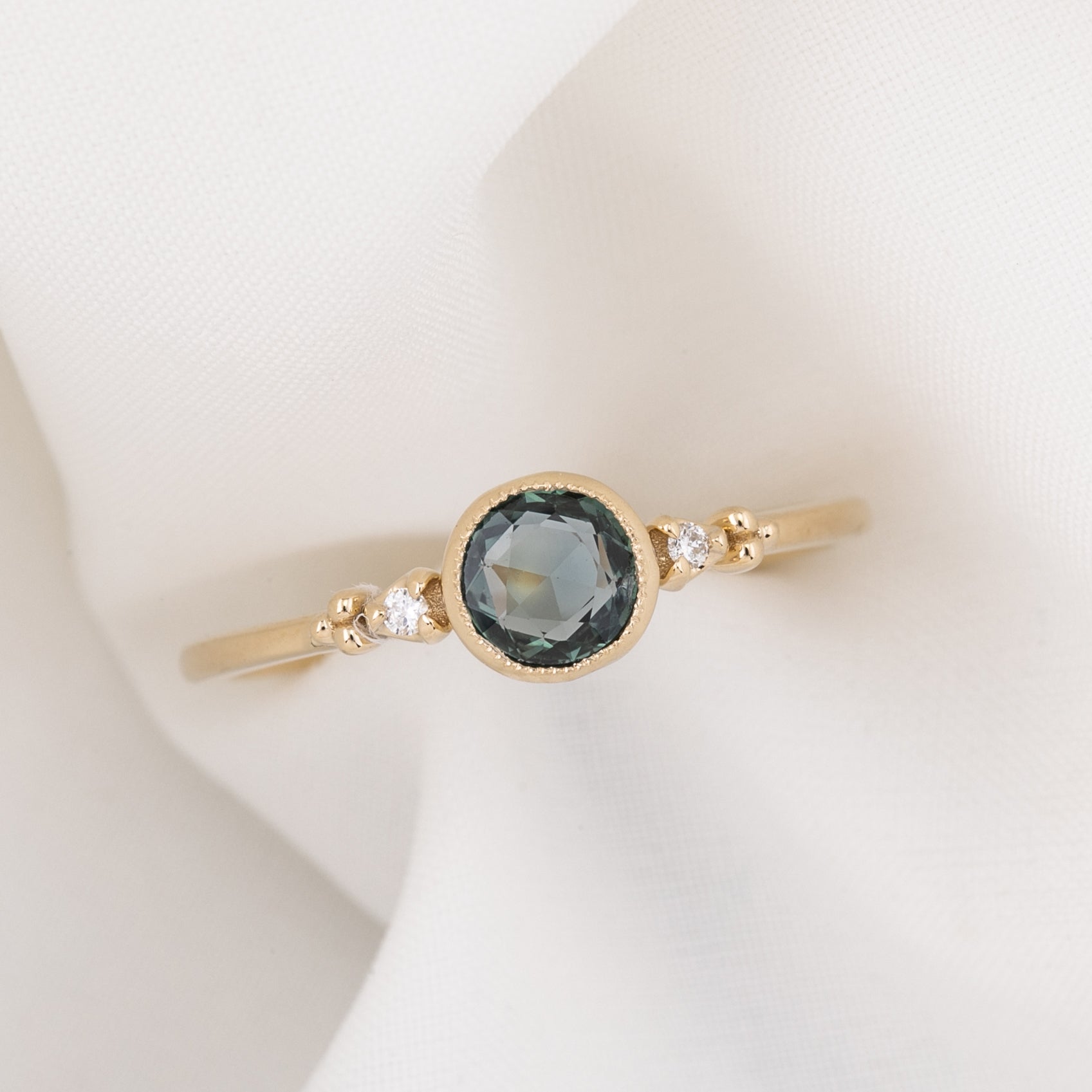 Estel Bezel Ring, 0.50ct Madagascar Sapphire