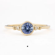 Estel Bezel Ring, 0.55ct Tunduru Sapphire