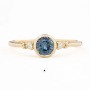 Estel Bezel Ring, 0.55ct Tunduru Sapphire