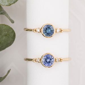 Estel Bezel Ring, 0.55ct Tunduru Sapphire