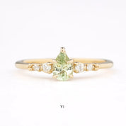 Estel Fleur Ring, 0.55ct Montana Sapphire