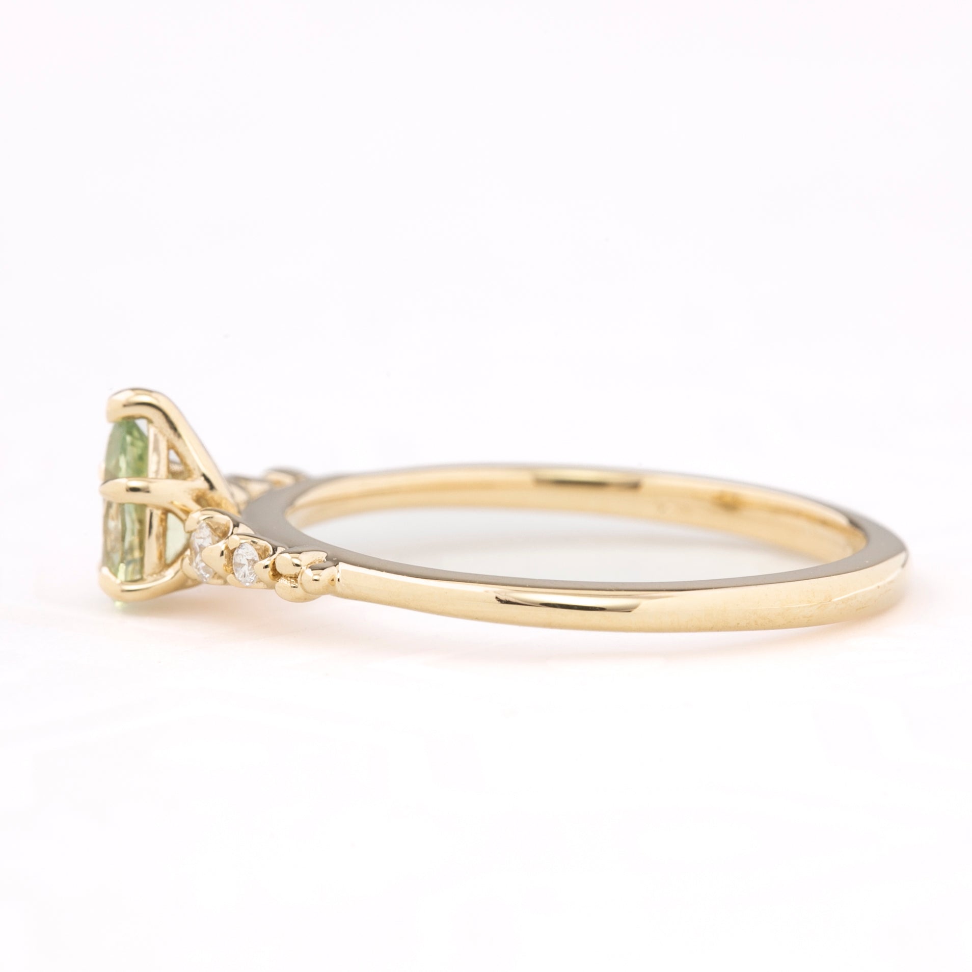 Estel Fleur Ring, 0.55ct Montana Sapphire