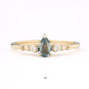 Estel Fleur Ring, 0.55ct Montana Sapphire