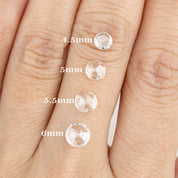 Emilie Round Rose Cut Diamond Ring