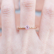 Candy Ring, 0.35ct Unheated Sapphire