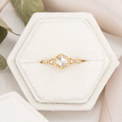Agatha Round Rose Cut Diamond Ring