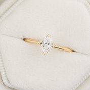 Alice Ring, 0.40ct Oval Diamond
