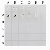 0.12ct Calibrated Oval Rose Cut Diamonds (4x3mm) CD046