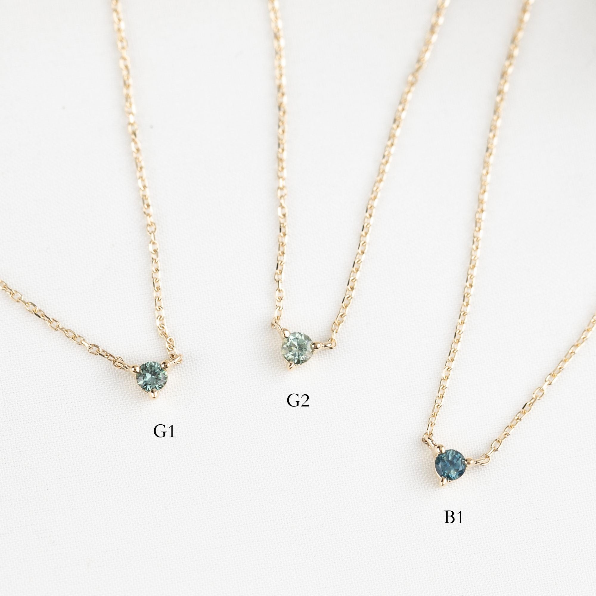 Montana Sapphire Whisper Necklace